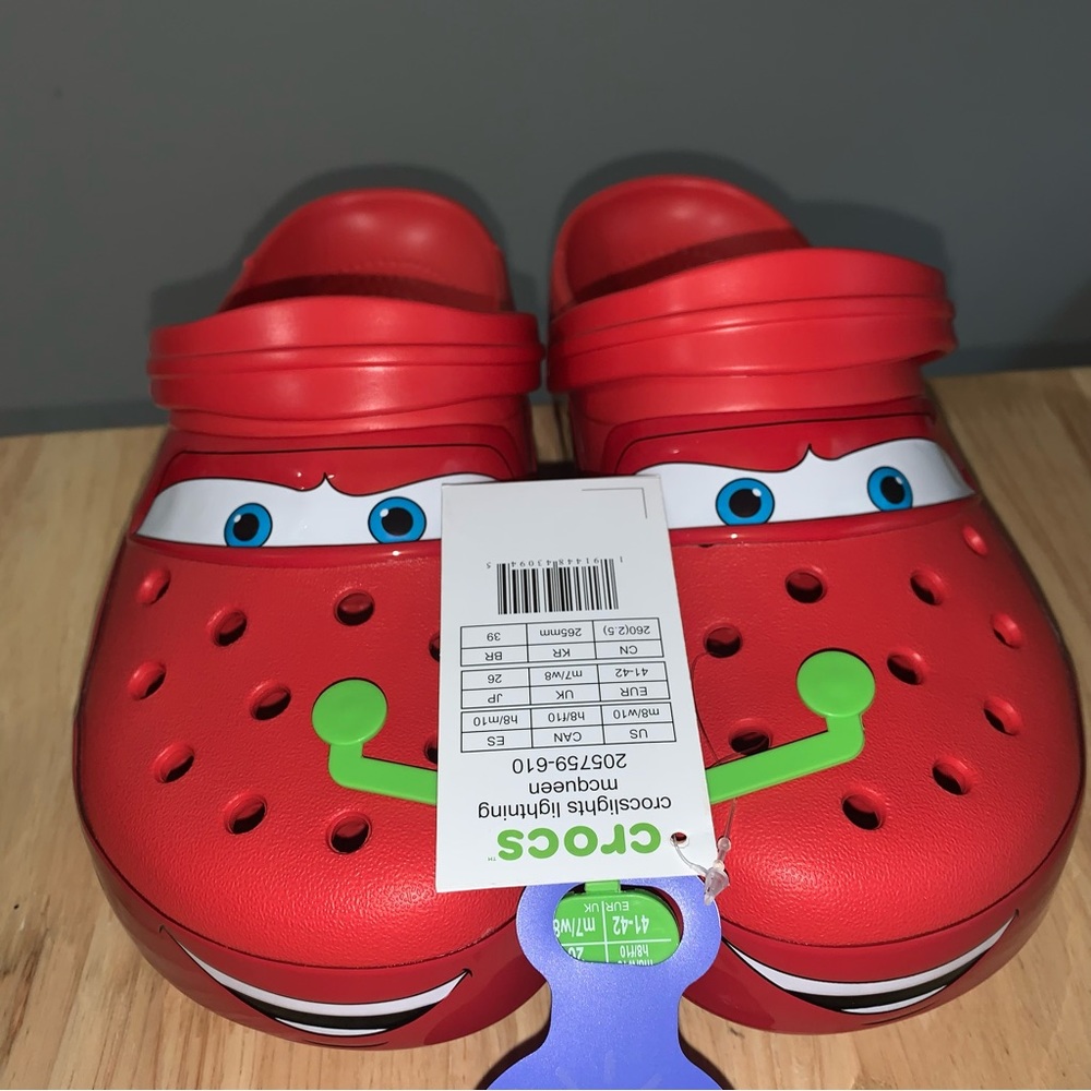 Lightning Mcqueen Cars Crocs Classic Clog